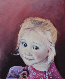 Gabriella, Age 3 - 9x12, Pastel
